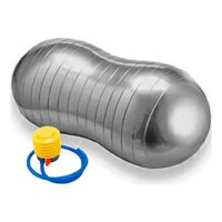 Genérico - Pelota Balon Mani Yoga 90 Cm Con Inflador Pilates Plateada