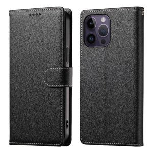 Foxdock - Funda Para Iphone 14 Pro– Cuero Premium, 3 Ranuras Para Tarjetas, Protección Contra Impactos