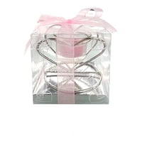 Genérico - Mini Vela Con Portavela De Corazón 8X8X9Cm