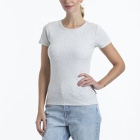 Lady Genny - Camiseta Cotton Rib Manga Corta