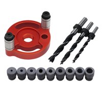 Ioensy - Pasador Autocentrante Vertical 6/8/10 Mm Para Carpinteros Artesanales Rojo