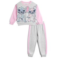 Conjunto De Sudadera Y Pantalones Disney Lilo & Stitch De Forro Polar