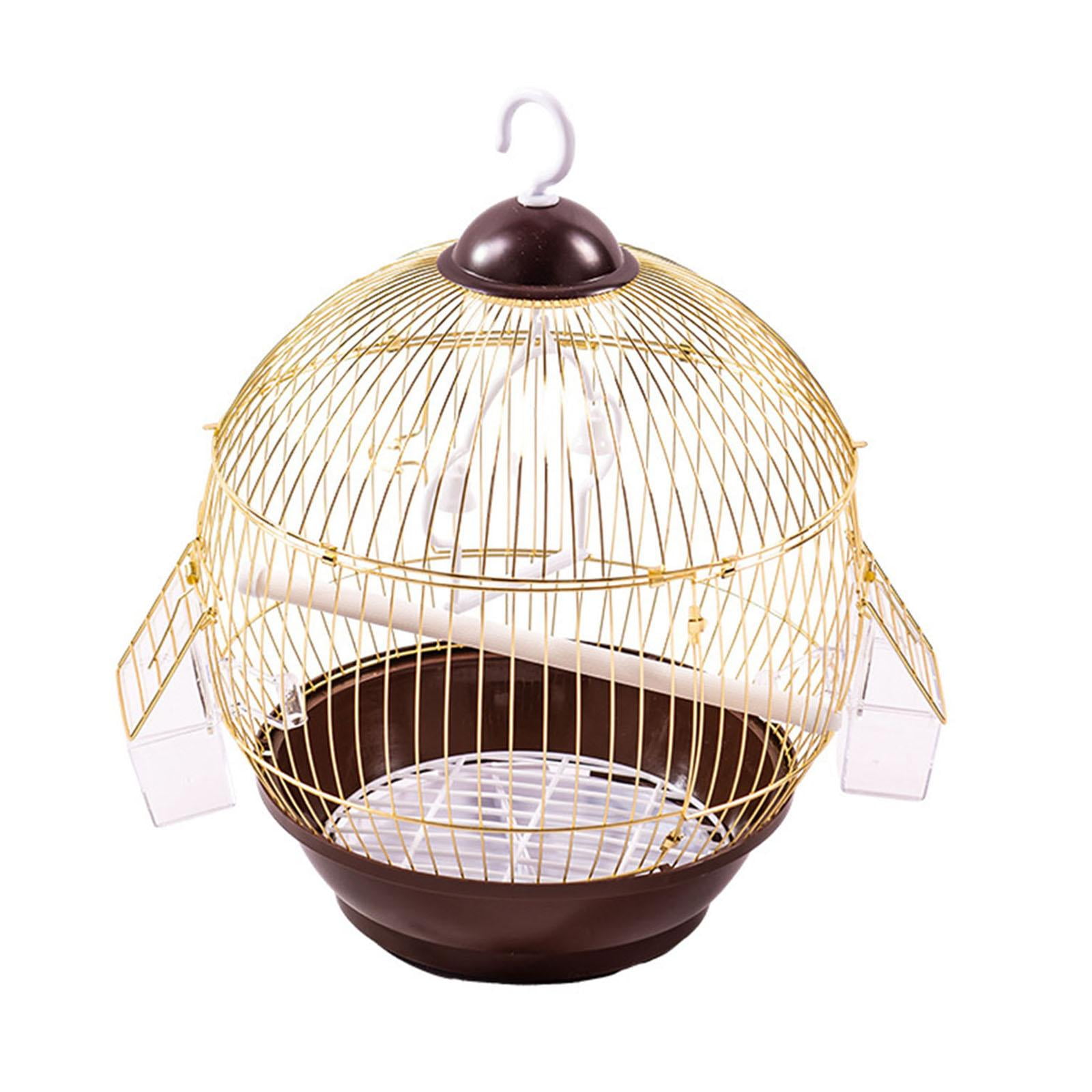 Magideal - Jaula De Pie Para Pájaros Con Cuenco De Alimentación, Jaula Para Casa De Mascotas, Jaula Para Pájaros Y Loros Para Periquitos, Pinzones, Guacamayos, P