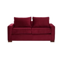 Latam Home - Sofa Livorno 2 C Tela Velvet Burdeo