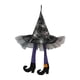thumbnail image 1 of Sombrero Con Patas De Bruja, Cartel Colgante, Adorno De Fiesta De Terror Para Fiestas De Repisa, Dormitorio, Violeta, 1 of 5