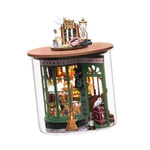 Bothyi - Casa De Muñecas De Madera Botella De Ensueño En Miniatura Casa Pequeña Para Niños Adultos Estilo D