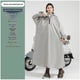 thumbnail image 2 of Poncho de lluvia con capucha para adultos con bolsillo y cremallera, impermeable impermeable para hombres y mujeres (XL (170-180)), 2 of 3