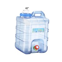 Magideal - Contenedor De Agua Barril De Almacenamiento De Agua Portátil Con Asa Tanque De Agua Con Grifo Botella De Agua Jarra De Agua Para Supervivencia Camping 20L
