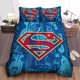 thumbnail image 1 of Superman Dc Comics Character The Symbol And Chains Quilt Duvet Cover Set3-Piece Bedding Set, 1 of 5