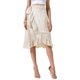 thumbnail image 1 of FALDA MIDI FLORAL ENVOLVENTE PARA MUJERES DE REFINED ATTIRE, HEM ASIMÉTRICO, CINTURA ALTA, FALDAS CON VOLANTES PARA PLAYA, AMARILLO XS, 1 of 6