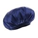 thumbnail image 4 of Sombrero de gorro de dormir de noche de gorro de seda satinado ajustable para cabello natural largo y rizado Azul oscuro, 4 of 5