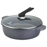 Westinghouse - Cacerola Wh/ Con Tapa Vidrio Ceramic Marmol Gris 32Cm