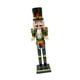 thumbnail image 3 of Figura De Cascanueces De Madera Decoración Festiva De Escritorio Para Navidad Ropa Verde, 3 of 5