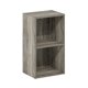 thumbnail image 1 of Librería Furinno Luder en forma de cubo de roble francés de 2 niveles, 1 of 6