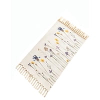 Genérico - Alfombra Lino 60X90 Cm Decorativa Bajada De Cama 4N10