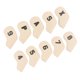 thumbnail image 2 of 10pcs Golf Iron Headcover 4 5 6 7 8 9 A S P X Se Adapta A Todas Las Marcas Color Blanco, 2 of 5