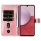 thumbnail image 2 of Funda tipo cartera para Samsung Galaxy A14 5G con bolsillo con cremallera y ranuras para tarjetas – Función de soporte Rosa, 2 of 6
