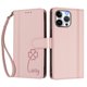 thumbnail image 3 of Funda Cartera Trébol para iPhone 14 Pro Max con Ranuras Tarjetas y Carga Inalámbrica Rosa, 3 of 6