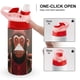 thumbnail image 4 of El MonoBotella de Agua con Tapa Pop Top de Un Toque, Acero Inoxidable, a Prueba de Fugas, para Deportes, Botella Infantil rosa 12 oz, 4 of 6