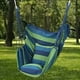 thumbnail image 2 of Silla Hamaca Con Palo Camping Outdoor Azul, 2 of 3