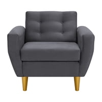 Bodevir - Sofa Bote 1C Felpa 01 Gris