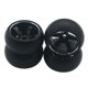 thumbnail image 2 of Neumáticos De Llanta De Rueda De Coche RC Para WLtoys K969 K989 1/28 4WD Reemplazo De Coche Negro, 2 of 5