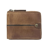 Gino Rodinis - Billetera Hombre Texas 164 Azul Camel/Marrón