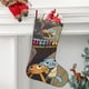 thumbnail image 2 of El Asombroso Mundo de Gumball Tema: Calcetines de Navidad, fino lino blanco para colgar en escaleras y chimenea, decoración navideña para el hogar, regalo de Navidad.54cm×38cm, 2 of 5