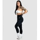 thumbnail image 3 of Leggings Gymreapers Infinity sin costuras de tiro alto en negro, 3 of 9