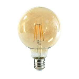 Ampolleta Led G95 Yellow Glass E27 6W Vintage Megabright