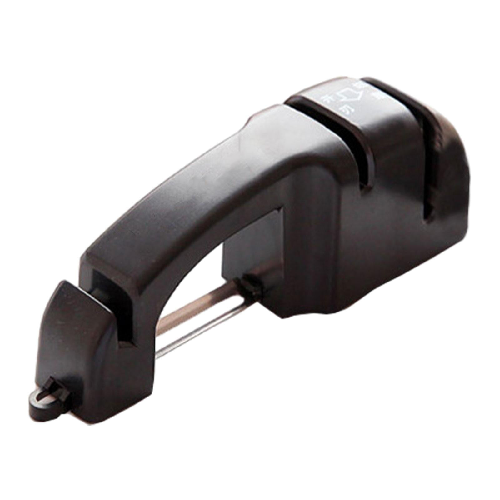 Magideal - Afilador De Cuchillos De Cocina, Herramienta Para Afilar Cuchillos, Compacto, Manual, Rápido, Mini Afilador De Cuchillos Para Herramientas De Jardín Y