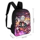 thumbnail image 2 of Demon Slayer-theme Backpack, Campus style schoolbag Bookbag with Adjustable Shoulder Straps And Large Zip Compartment, Unisex Travel Bags., 2 of 6