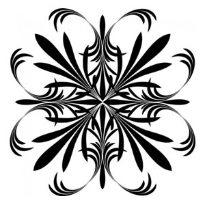 Rienda Libre Graphics - Decomural Symmetrical Leaf Headboard Ws-18146