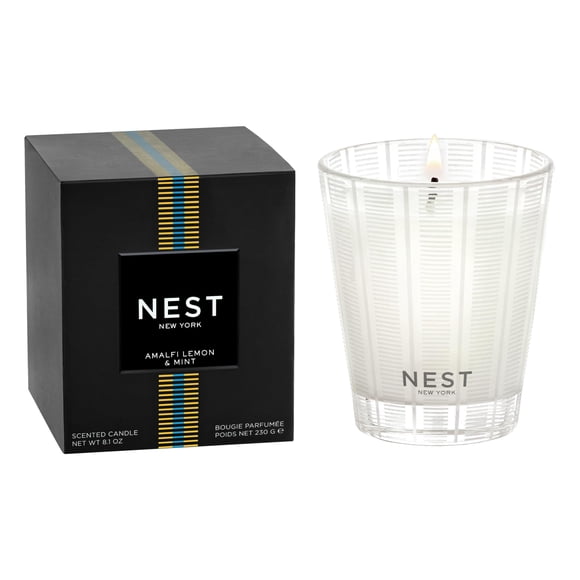 Candle NEST New York Amalfi Limón y menta, 240 ml, 60 h Burn
