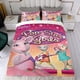 thumbnail image 4 of Angelina Bailarina Conjunto de sábanas temático, trío de piezas, cómodo y amigable con la piel, diseño único, regalo de decoración para el hogar para familiares, amigos y fans,135cm *200cm, 4 of 6