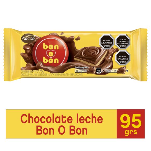 Chocolate Bon O Bon Leche, 95 g