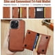 thumbnail image 3 of Funda tipo cartera C Casus para iPhone 16 Pro Max con MagSafe Brown, 3 of 8