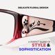 thumbnail image 4 of Gafas de lectura EYEBOGO Kaylee para mujer, color burdeos, 3.25x, 4 of 9