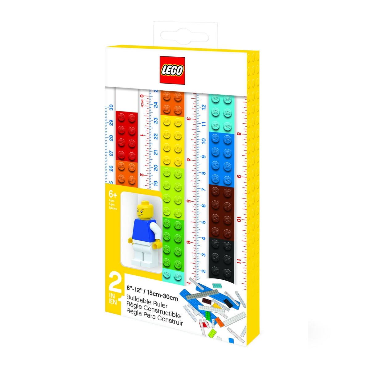 Regla Lego Con Minifigura Santoki