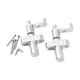 thumbnail image 3 of Bisagras Para Tocador De 2 Piezas, Fuerte Capacidad De Carga, Bisagras Ocultas, Par De 80kg, 3 of 5