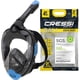 thumbnail image 1 of Máscara integral de snorkel Cressi Bali, negro/azul, talla L/XL, 1 of 7