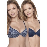 Pack 2X Sosten Push Up Microfibra P250.023-Azu7 Kayser