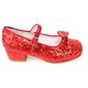 thumbnail image 3 of Zapatos Kidcostumes Rojo Rubí Talla 3 22 cm Brillantes, 3 of 8