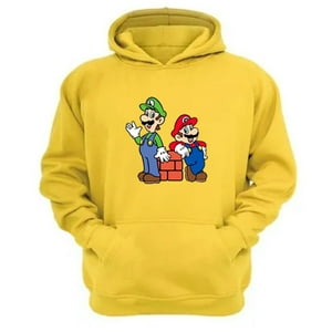 Genérico - Polerón Canguro Plomero Rojo Amarillo Talla S Unisex