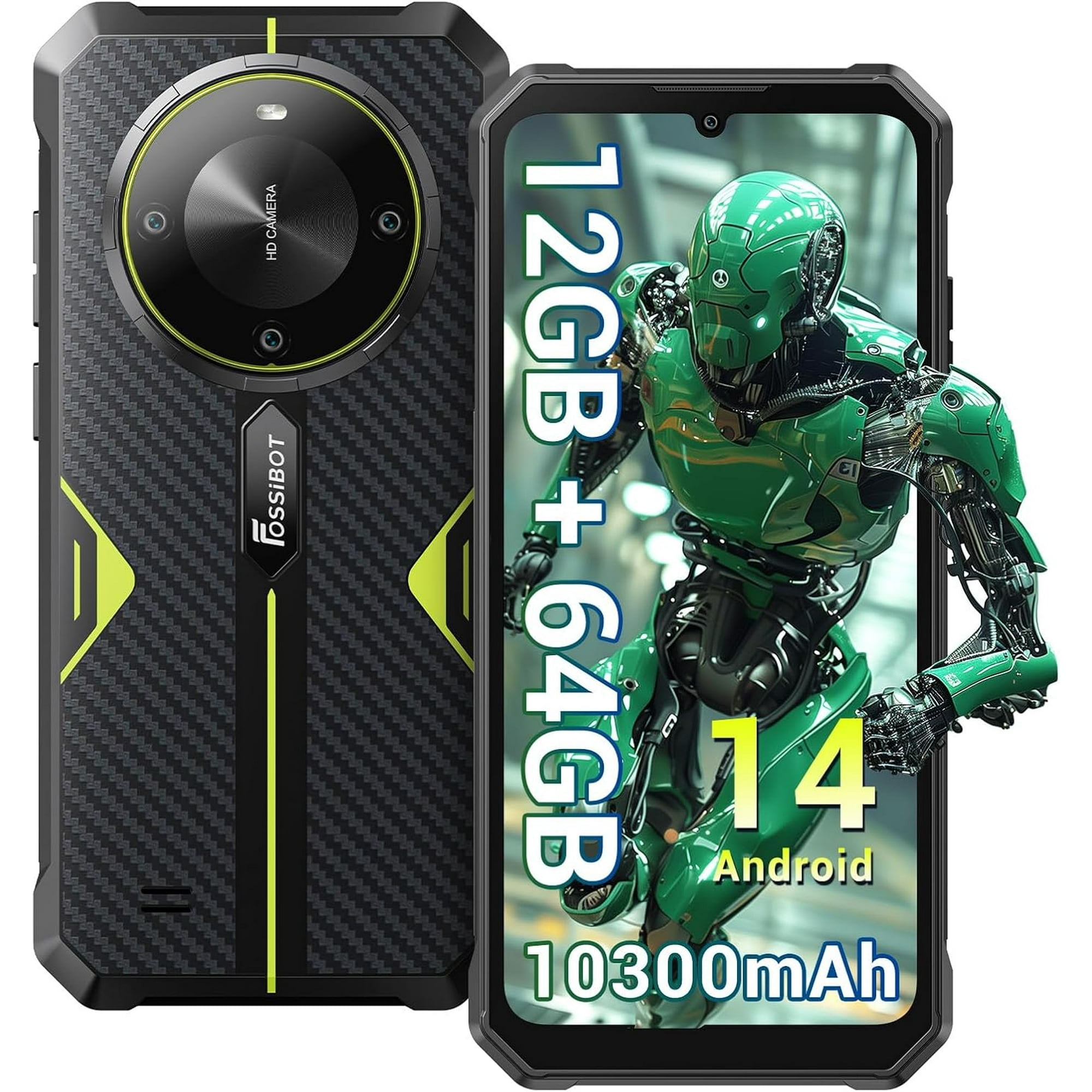 Fossibot F105 Celular 4gb/64gb Dual Sim-verde 4g/lte 10300mah