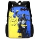 thumbnail image 1 of Super B-BatmanS-Logo 3 pcs set Child School Backpack with Lunch Bags ,Pencil Bags ,School Bags for Boys Girls Best Gift, 1 of 3