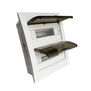 Tablero Eléctrico Embutido Drl 24 Modulos Tapa Clara Sec