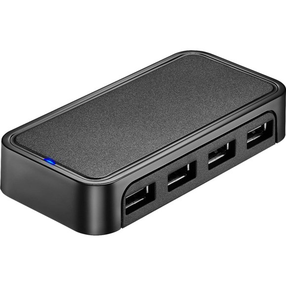 Hub USB Best Buy essentials de 4 puertos USB 2.0 negro