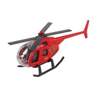 Bothyi - 1/64 Escala Diecast Aleación Helicóptero Niños Juguetes Ornamento Fiesta Favor Avión Juguete Rojo