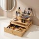 thumbnail image 3 of Organizador junyuan de bambú 23 cm x 30 cm con cajón de 6 compartimentos, 3 of 7